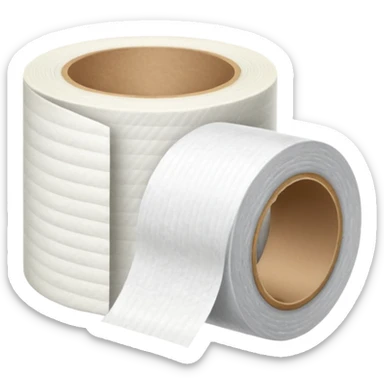White roll of Masking tape sticker