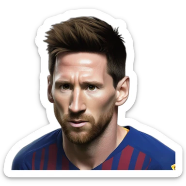 Messi shh sticker