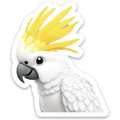 a cockatoo sticker