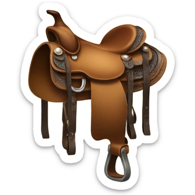 western saddle  sticker