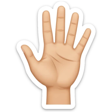 Isyarat SOS dengan tangan sticker