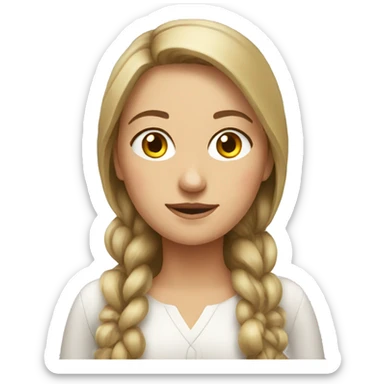 Polish woman sticker