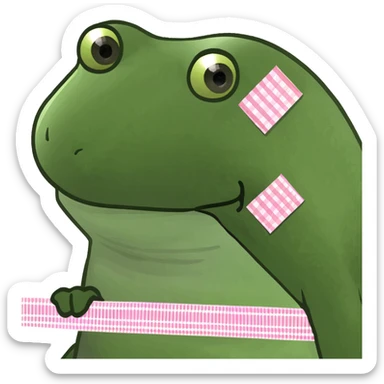  Washi tape strip pink gingham sticker