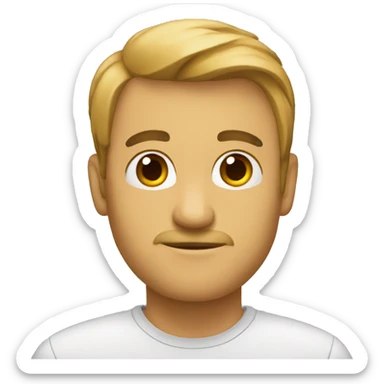 maño señalando de frente sticker