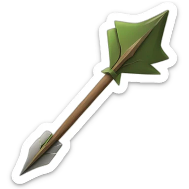 Returning arrow sticker