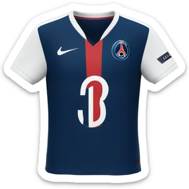 maillot bleu paris saint germain sticker