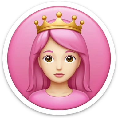 virgo symbol pink sticker