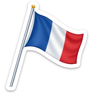 Generate a flag for france sticker