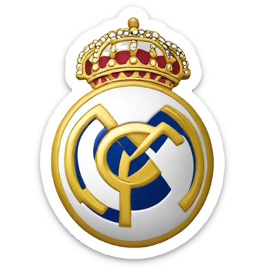 Real madrid logo sticker