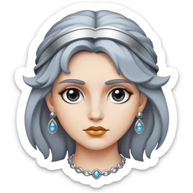 silver circe sticker