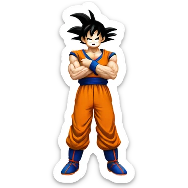 Goku doing the duggie  sticker