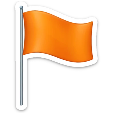 Make emoji use orange flag and 🪯 this emoji sticker