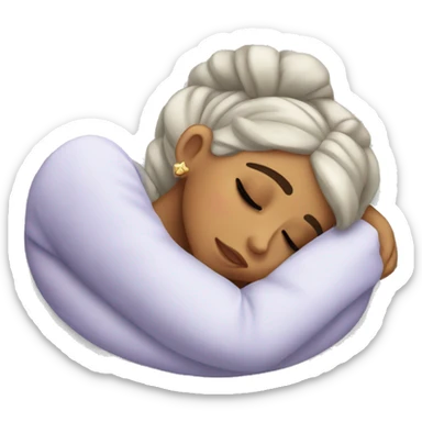 Ariana Grande sleeping sticker
