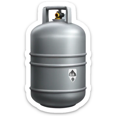gas cylinder sticker