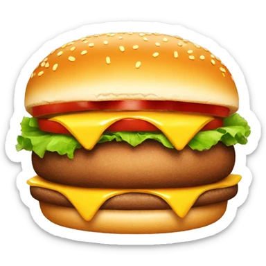 burger sticker