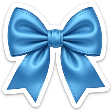 fiocco azzurro sticker