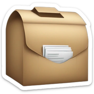 Secrétaire qui tape un courrier sticker