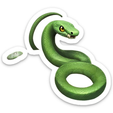 Sneaky snake sticker