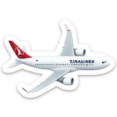 turkish airlines plane sticker