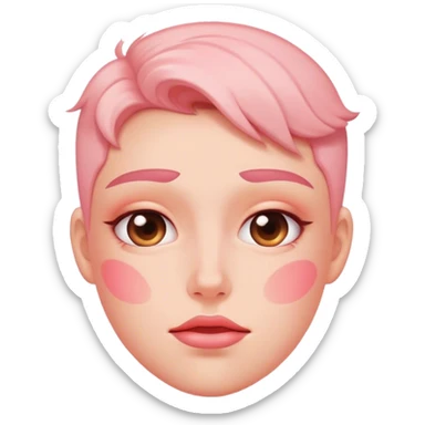 Extreme blushed sticker