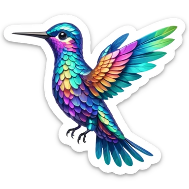 colibri sticker