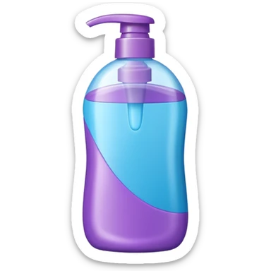 bottle shampoo sticker
