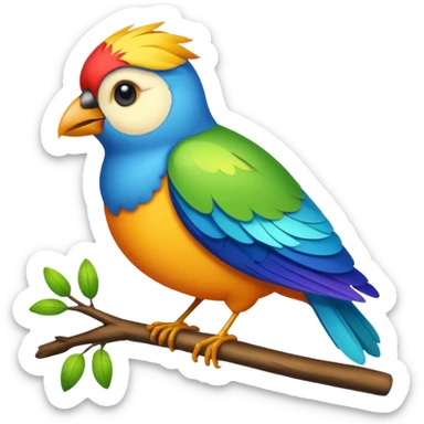 vild bird sticker