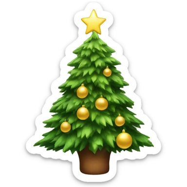 Christmas tree  sticker