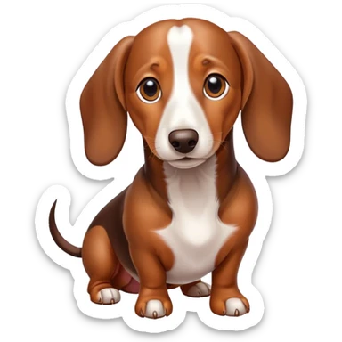 wiener dog sticker
