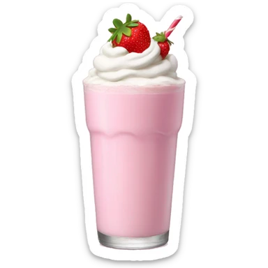 strawberry milkshake sticker