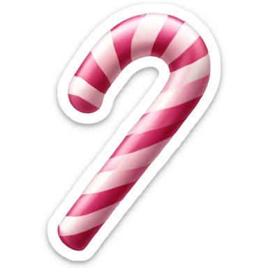 pale pink candy cane sticker