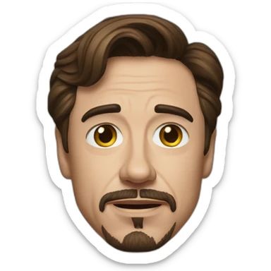 Rober downey jr. sticker