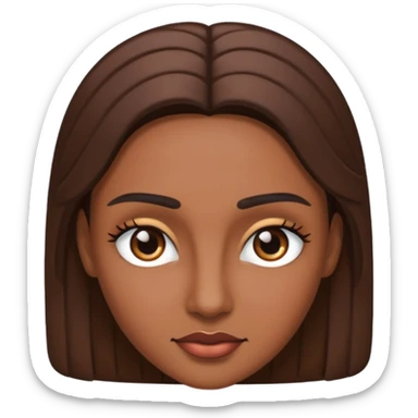 Beautiful eyebrows done sticker