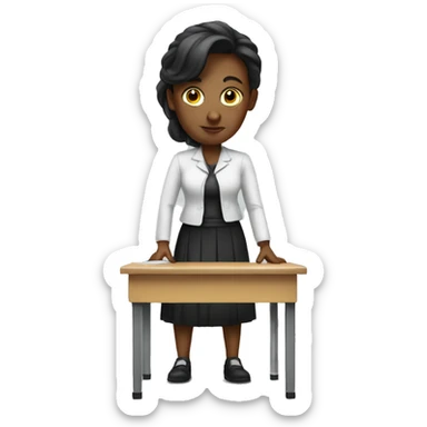strict teacher sticker