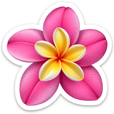 Plumeria sticker