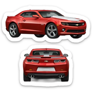 Chevy camaro red sticker