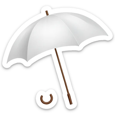 whiteumbrella sticker