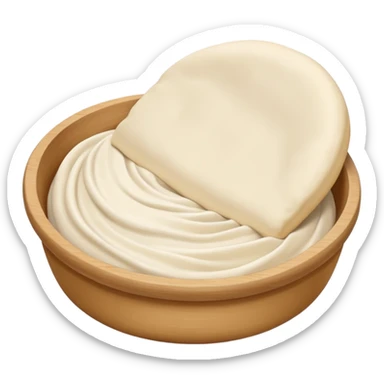 flour dough  sticker