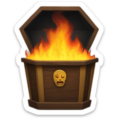 coffin fire sticker