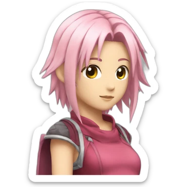 Sakura haruno full body sticker