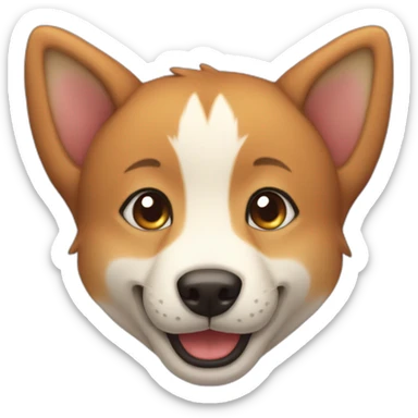 Siba inu smile sticker