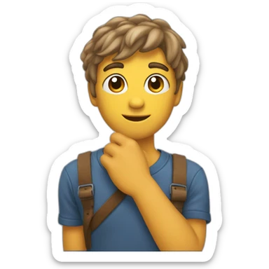 Kaby lame qui Tend la main sticker