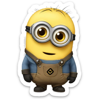 Baby minion sticker