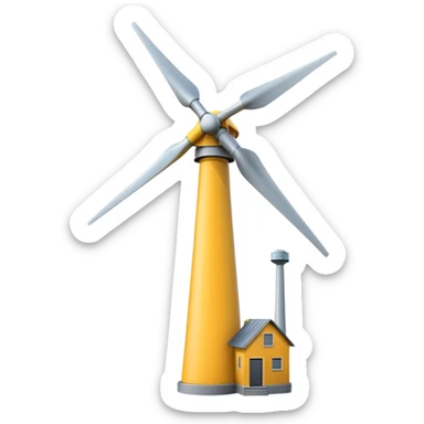 Wind turbine  sticker