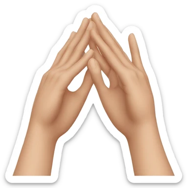 pair of hands sticker