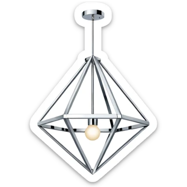 minimalist modern chandelier sticker