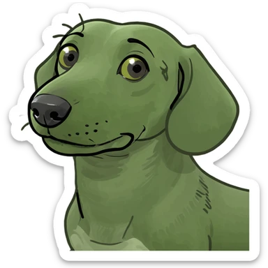 Dashund sticker