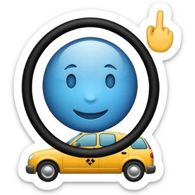 creaza emblema pentru concursul de circulație rutieră sticker