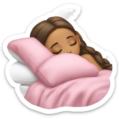 Ariana Grande sleeping sticker