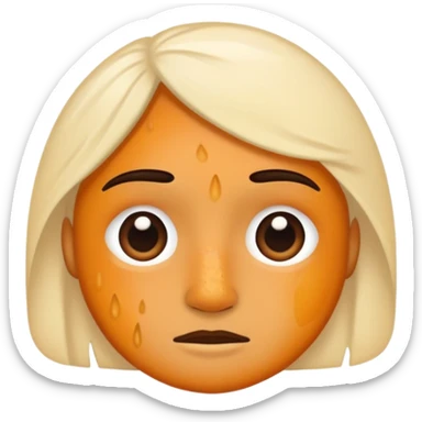 Hyperpigmentation meme sticker